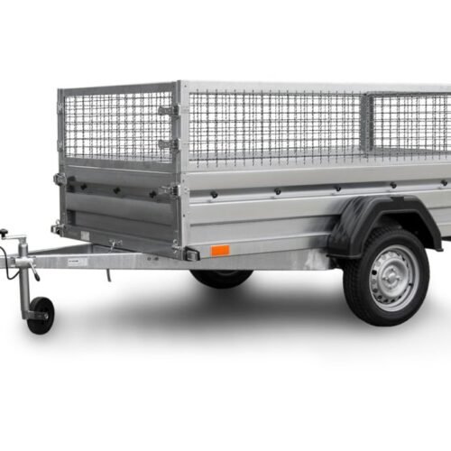 Remorque bagagère pas cher​ ZASLAW 235SU – 2,35 X 1,32 M GRILLAGÉE