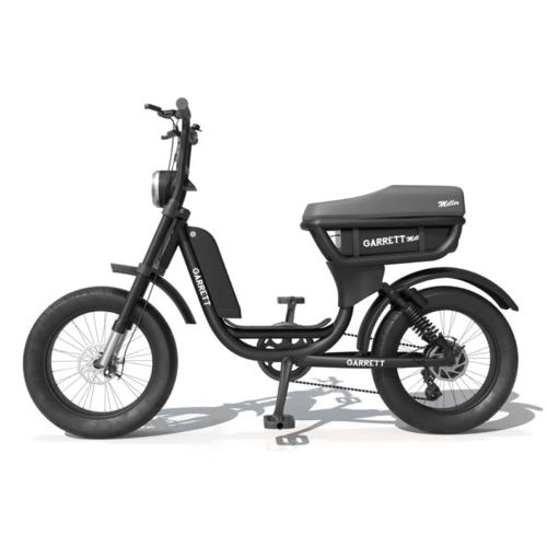 Vélo électrique biplace cargo garrett miller city , batt double, pneus route