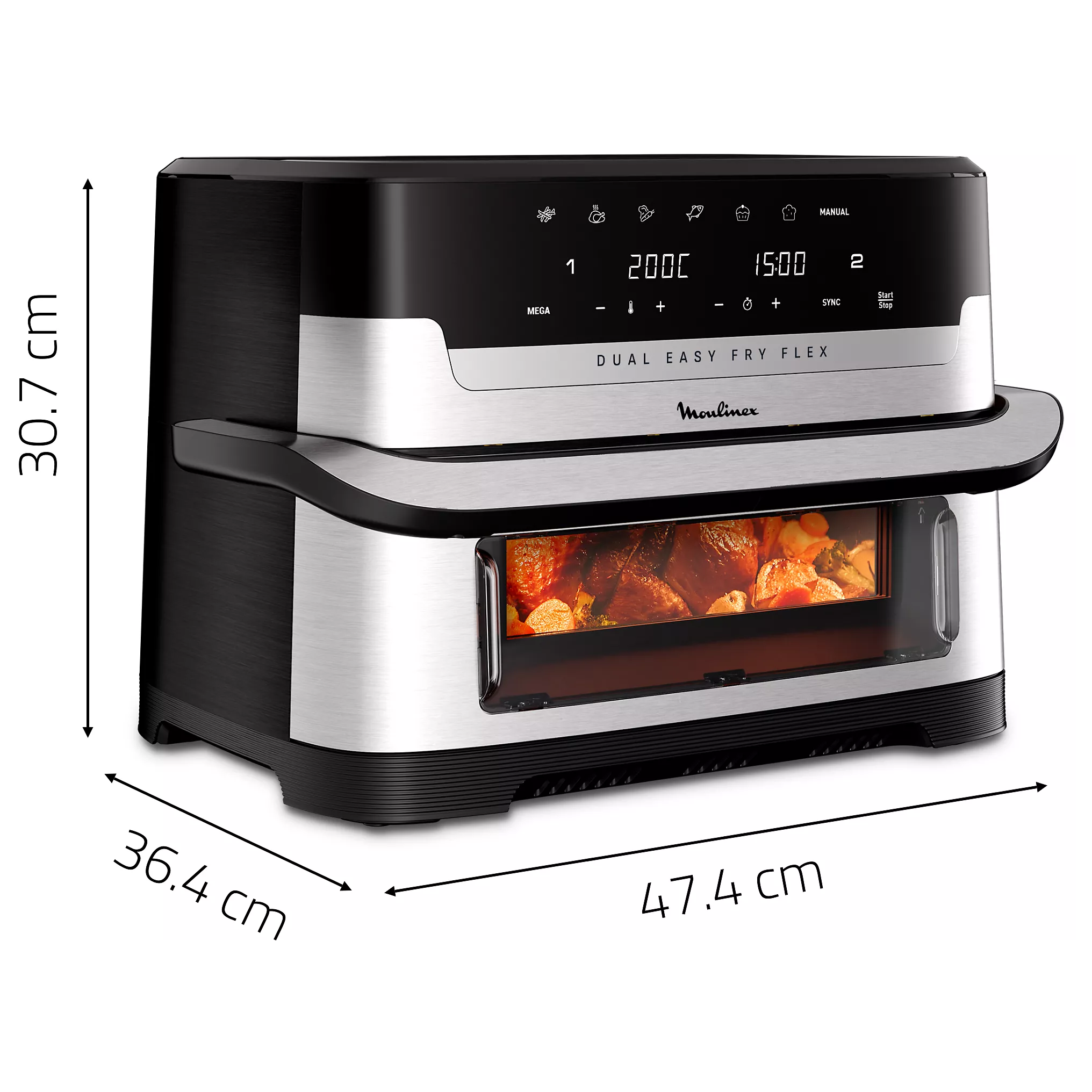 Friteuse sans huile MOULINEX Easy Fry Dual Flex EZ922DF0 – Image 5
